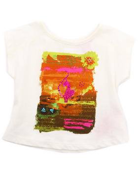 Baby Phat Sequin Cat and Sunset Tee