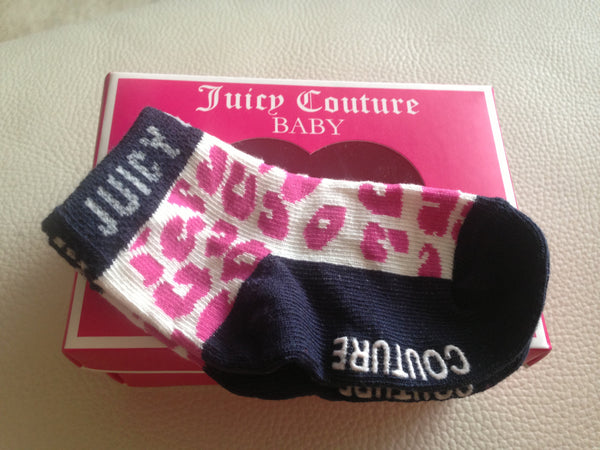 Juicy Couture baby grip socks