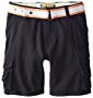 Lee Black Cargo Shorts With Belt