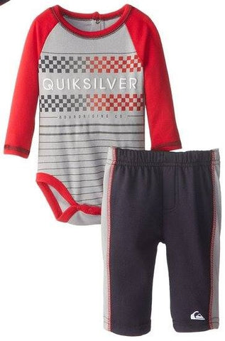 Quiksilver baby boys pant and onesie set