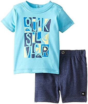 Quiksilver tshirt and short set