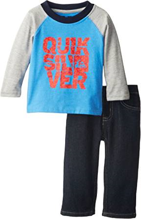 Quiksilver long sleeve top and jean set