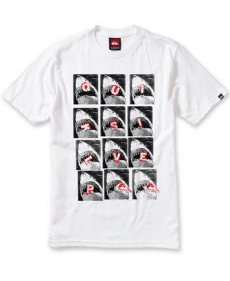 Quiksilver Sharkbait White Tee