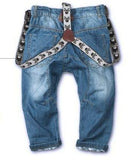 Next denim jeans with removable skull and crossbone braces