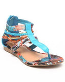 Missoni Print sandals from CA Collection by Carrini Los Angeles