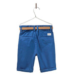 Zara Electric Blue Belted Shorts